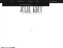 Tablet Screenshot of juliekhuu.com